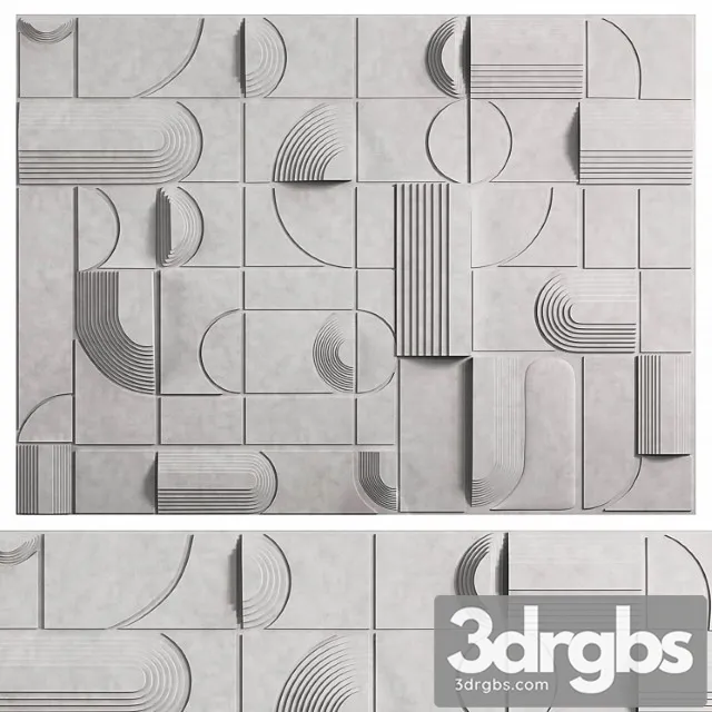Decorative Wall Panel 1 3D Model Free
