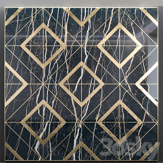 Decorative wall panel 14 3D Model