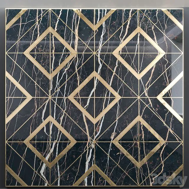 Decorative wall panel 14 3D Model