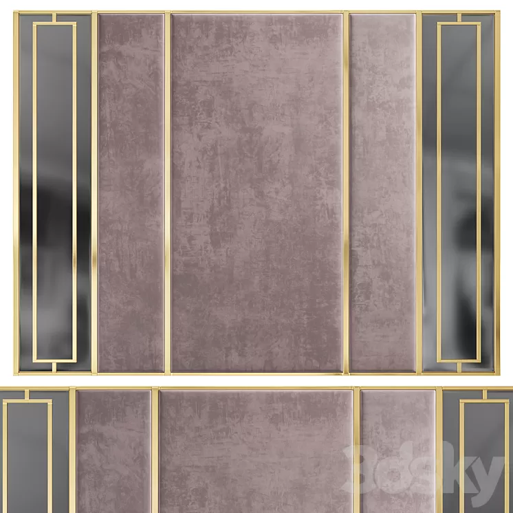 Decorative wall panel №21 3D Model Free