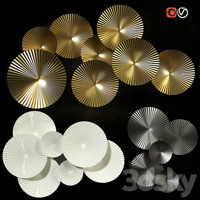 Decorative wall panel 3D Model