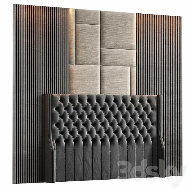 Decorative wall panel 3D Model