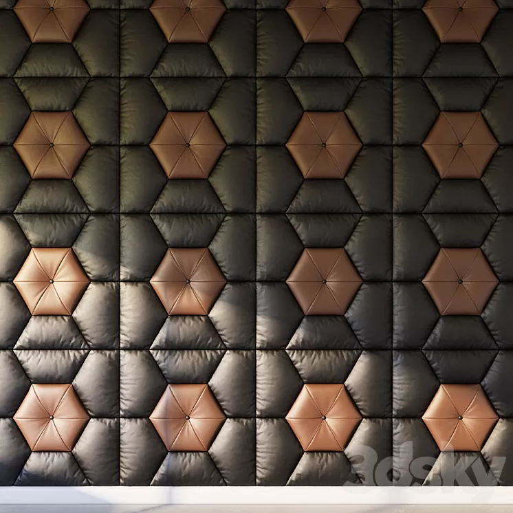 Decorative wall panel 3D Model