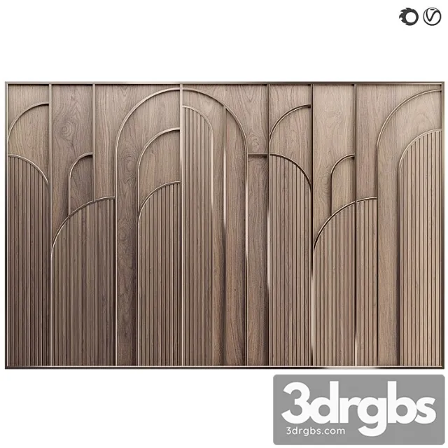 Decorative Wall Panel 61 1 3D Model Free