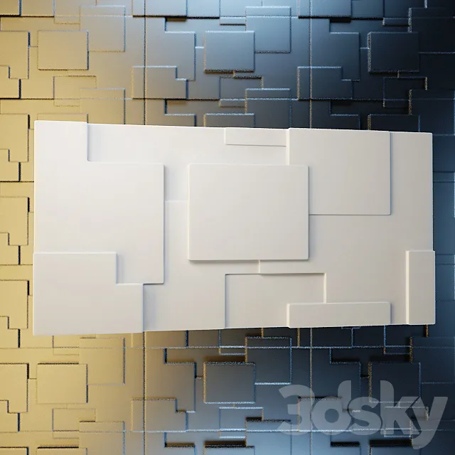 Decorative wall panel Artpole Space E 3DModel