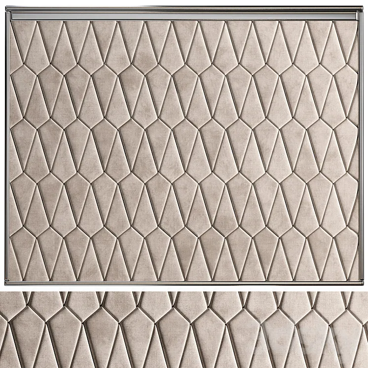 Decorative wall panel №6 3D Model Free