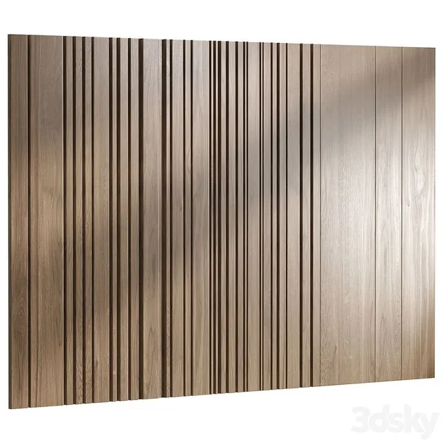 Decorative wall panel N17 3D Model