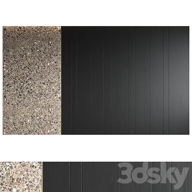 Decorative wall panel No. 2 3D Model