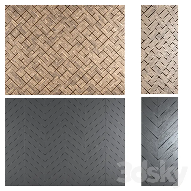 Decorative wall panel No. 3 3D Model