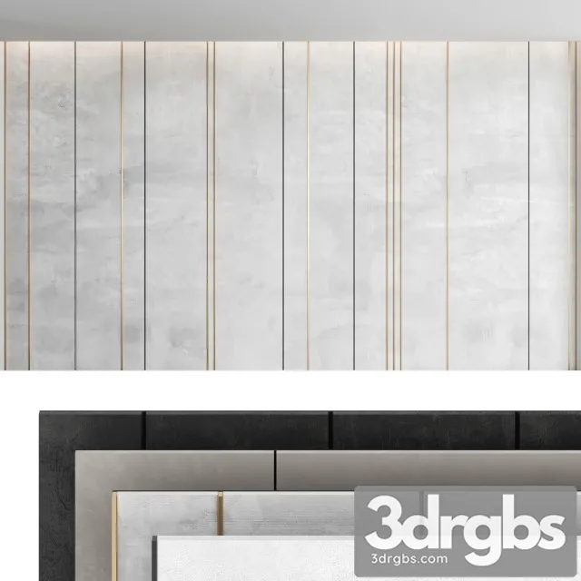 Decorative Wall Panel Set 36 3D Model Free