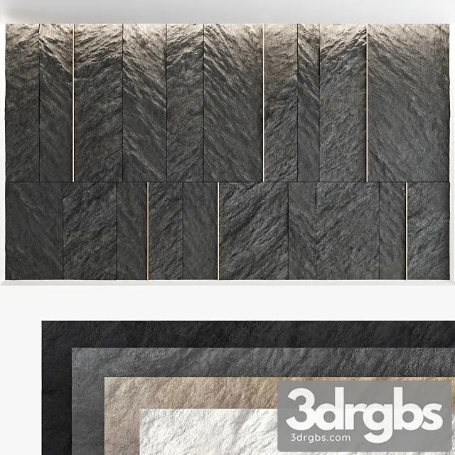 Decorative Wall Panel Set 58 3D Model Free