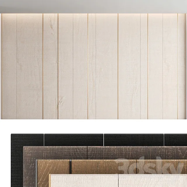 Decorative wall panel_set 29 3D Model