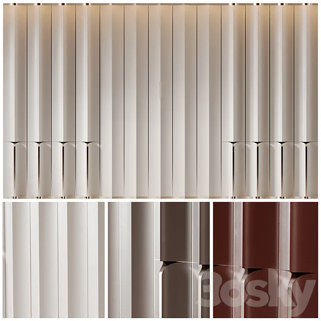 Decorative wall panels #1 3D Model