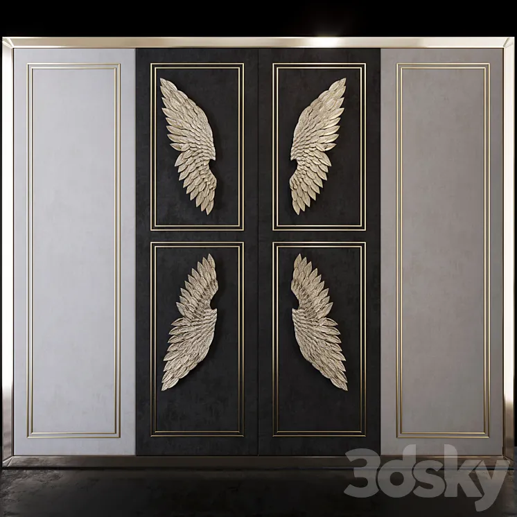 Decorative wall PN40 3D Model Free