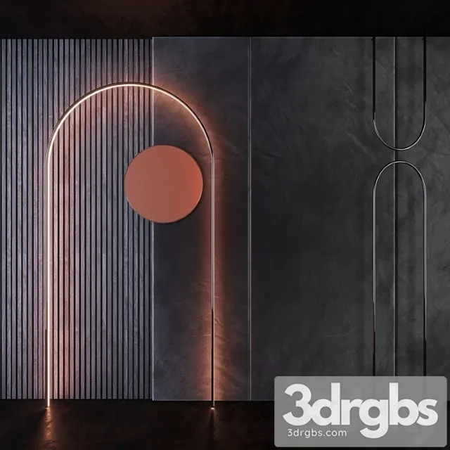 Decorative wall pn42 3D Model Free