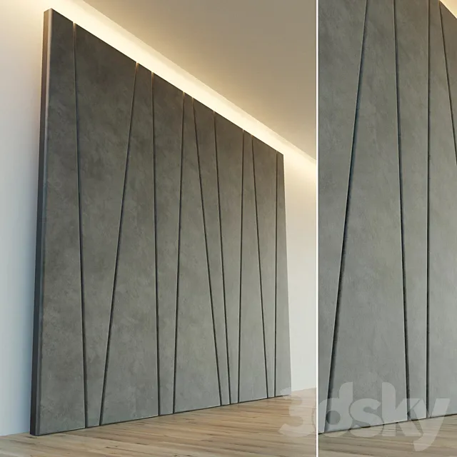 Decorative wall. Soft panel. Free Download