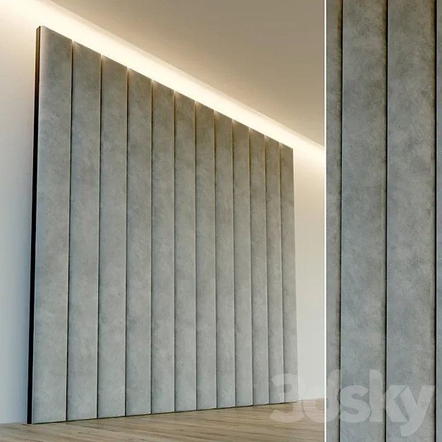Decorative wall. Soft panel. 43 Free Download