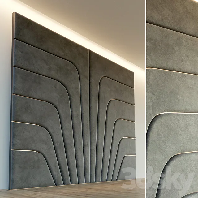 Decorative wall. Soft panel. 45 Free Download