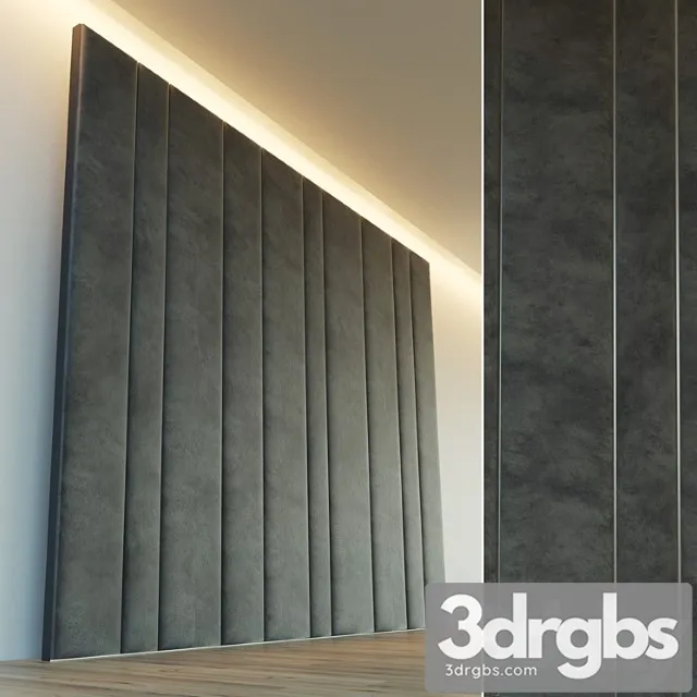 Decorative wall. soft panel. eight 3D Model Download