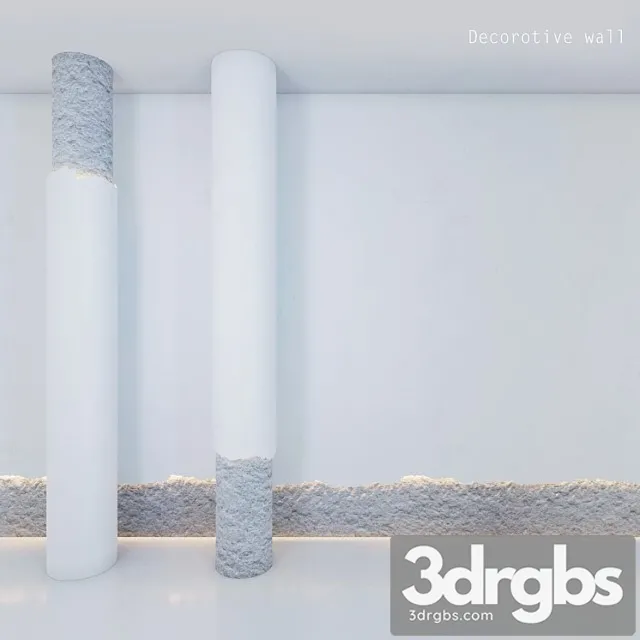 Decorative wall   stone 3D Model Download