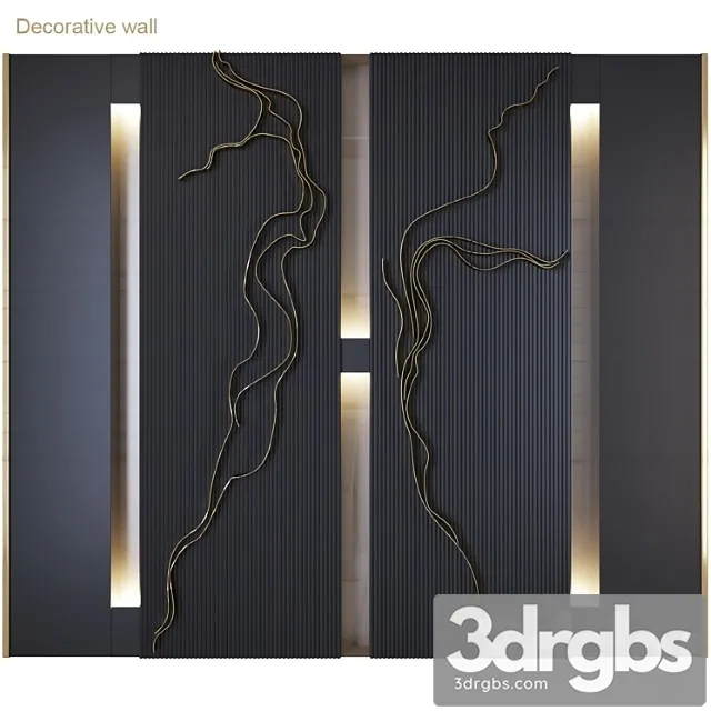 Decorative Wall Svblack 3D Model Free