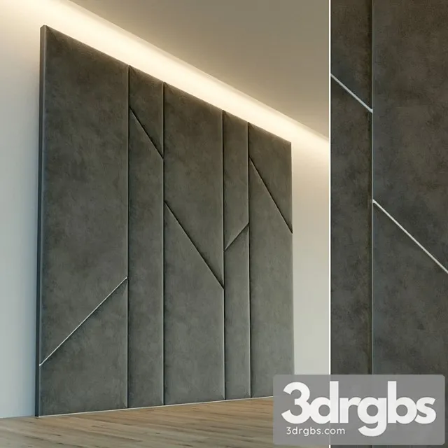 Decorative Wall Upholstered Panel 63 3D Model Free