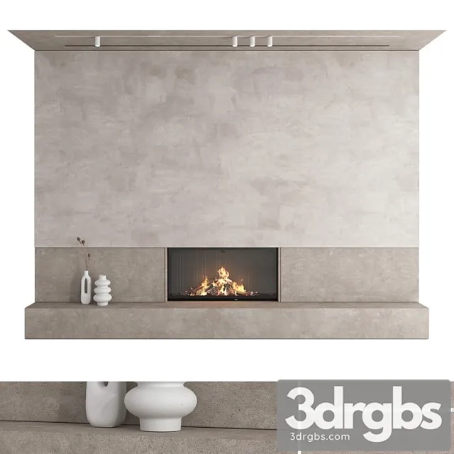 Decorative Wall With Fireplace Set 27 Free Download