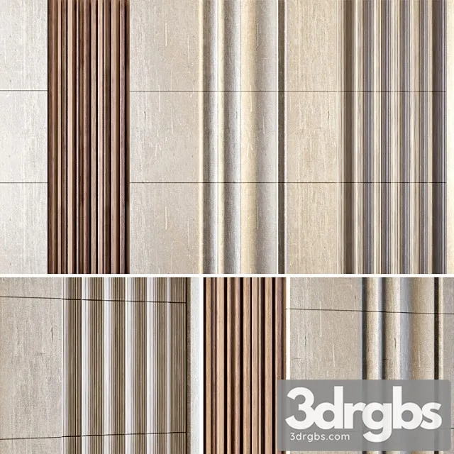 Decorative Wall02 3D Model Free