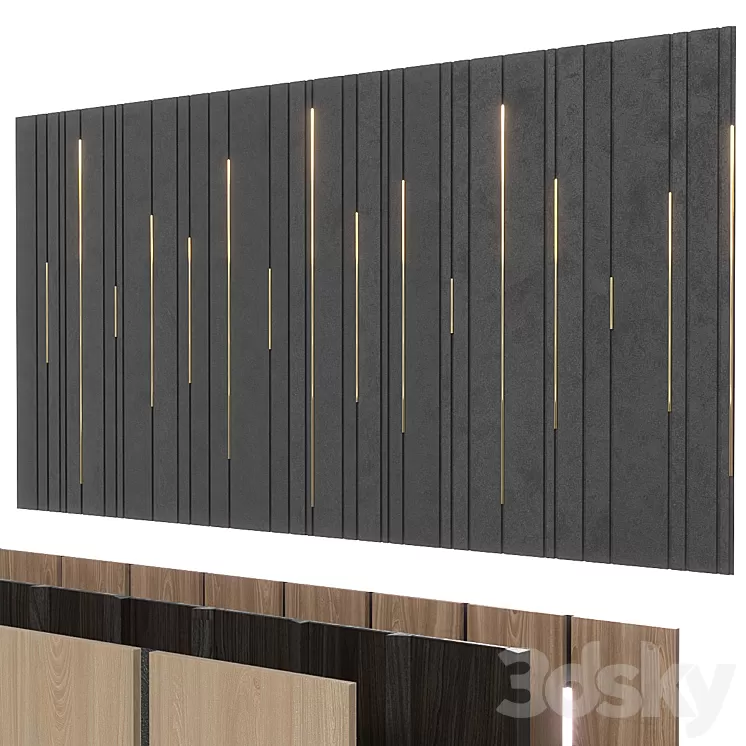 Decorative walls 289. 3D Model