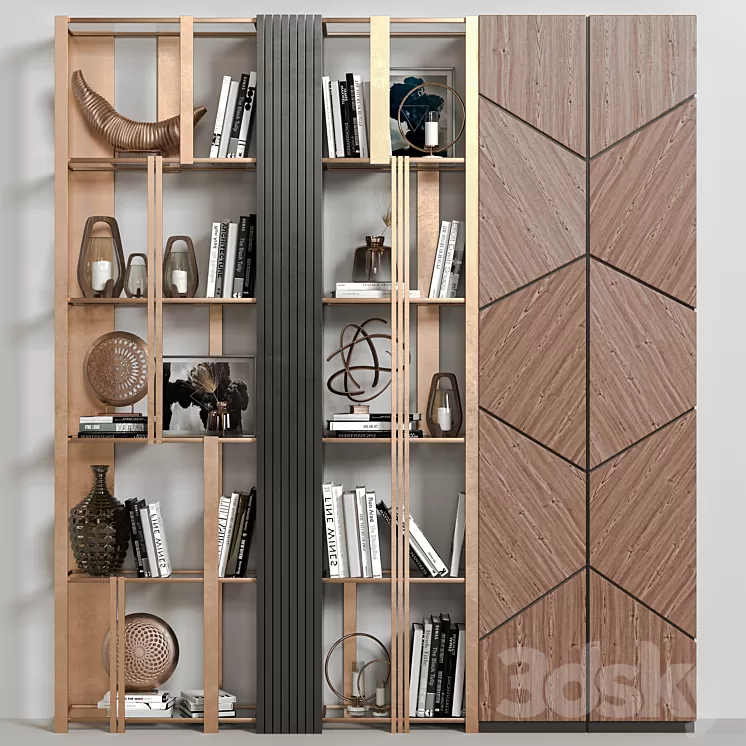 Decorative wardrobe 06 3D Model