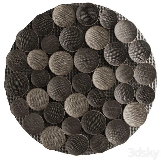 Decorative wicker ceiling 3D Model