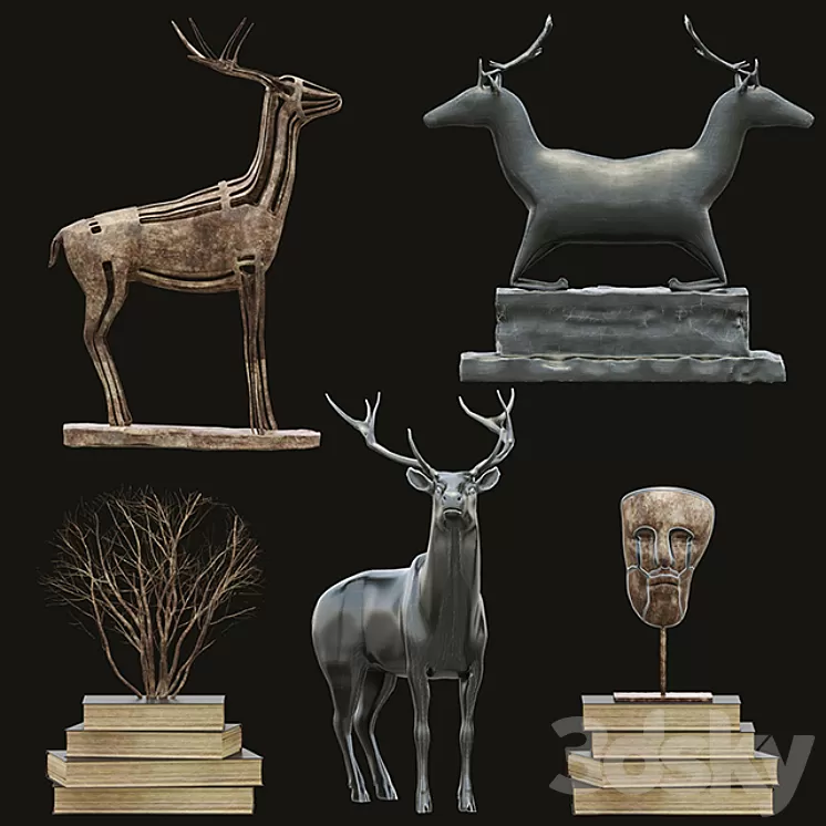 Decorative_set_8 3D Model