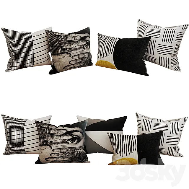 Decorative_set_pillow_14 3DModel