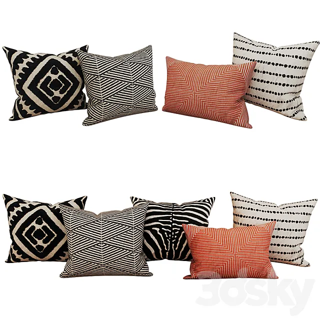 Decorative_set_pillow_41 3D Model