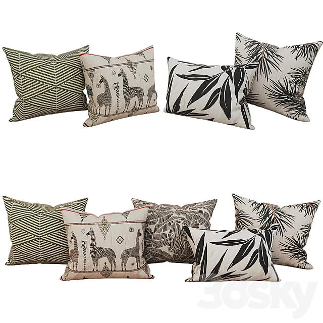 Decorative_set_pillow_42 3DModel