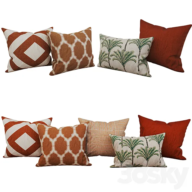 Decorative_set_pillow_46 3D Model