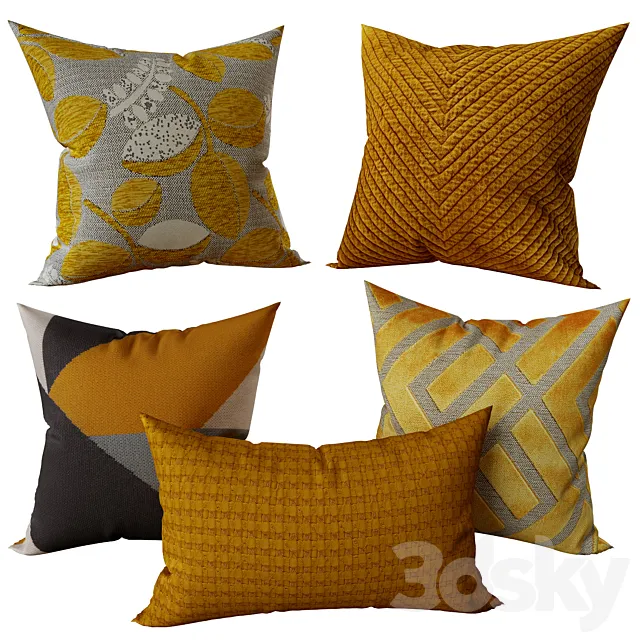 Decorative_set_pillow__3 3DModel