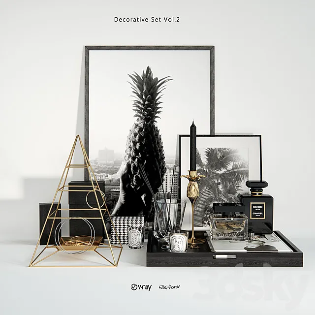 Decorative_Set_Vol2 3DModel