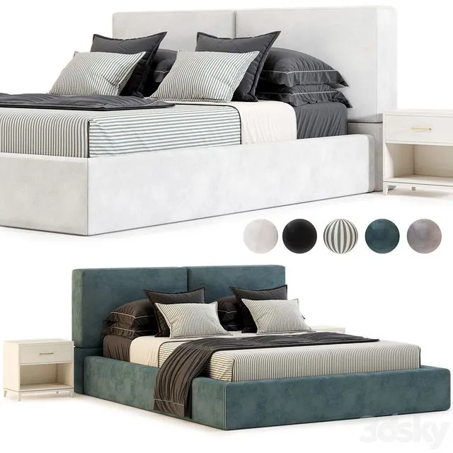 decorfacil Bed 3D Model