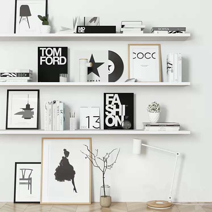 DECORSET B &W 3D Model