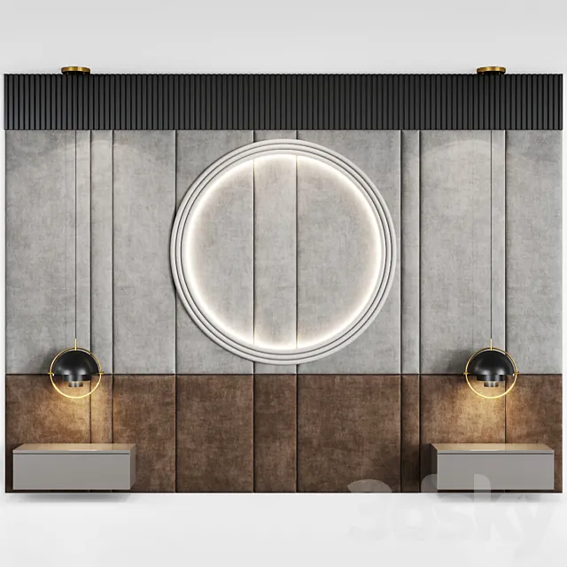 Decotarive Wall panel 023 3D Model