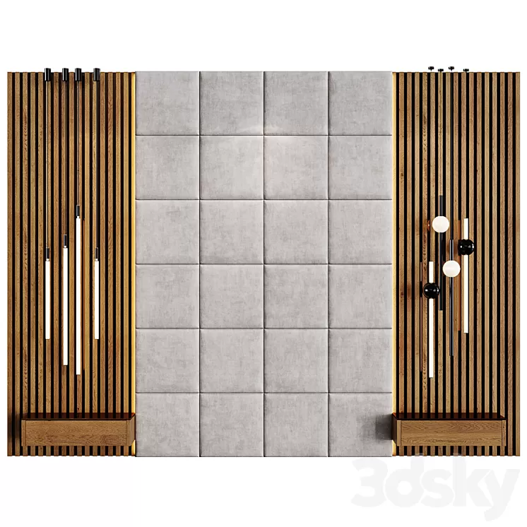 Decotarive Wall panel 052 3D Model