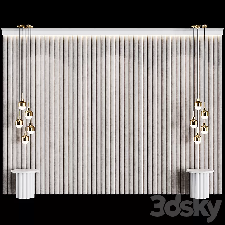 Decotarive Wall panel 058 3D Model Free
