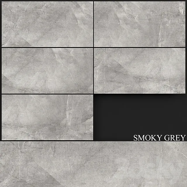 Decovita Smoky Grey 600x1200 3D Model