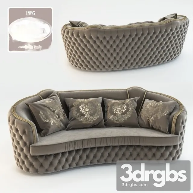Dedea Prestige Sofa 01 3D Model Free