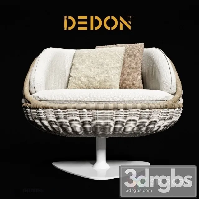 Dedon Garden Armchair 3D Model Free