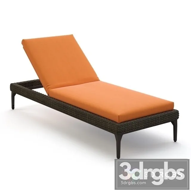 Dedon Mus Outdoor Bench 3D Model Free