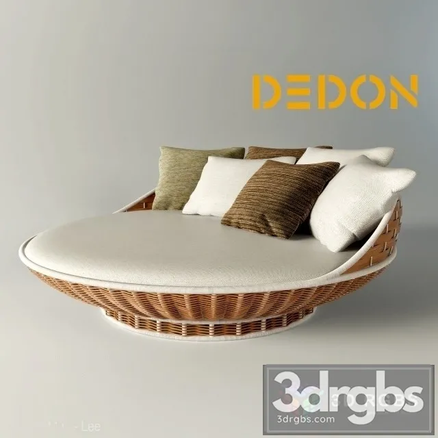 Dedon Swingrest Armchair 3D Model Free