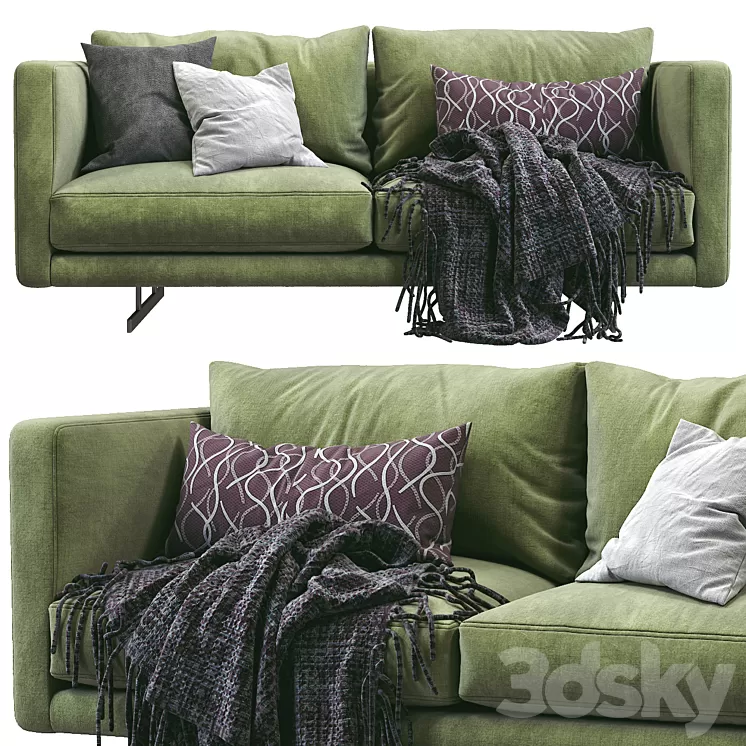 Dee Dee Sofa by Berto 3D Model