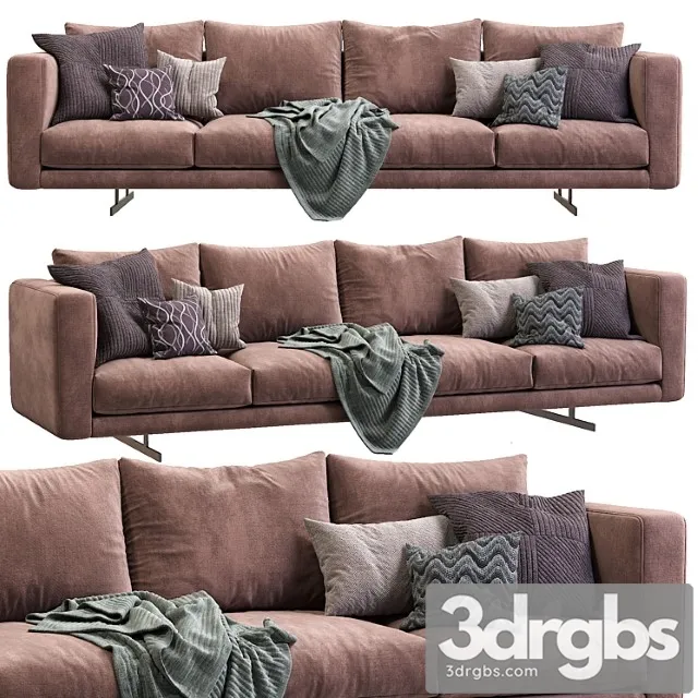 Dee dee sofa by berto_1 2 3D Model Free